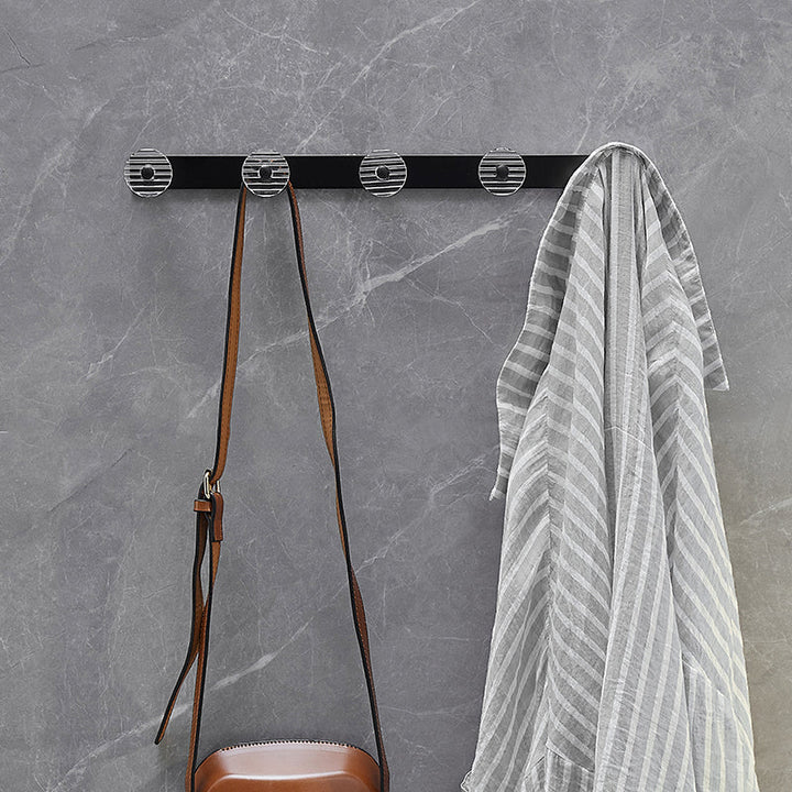 BowLift | Modern bathroom accessory set bath shelf/towel holder & bathrobe hooks included