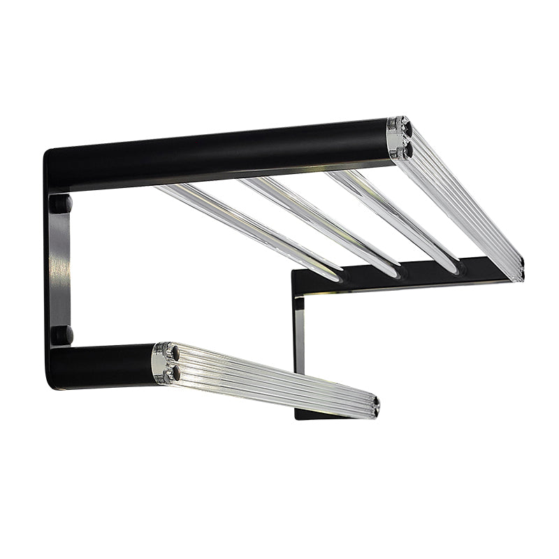 BowLift | Modern bathroom accessory set bath shelf/towel holder & bathrobe hooks included