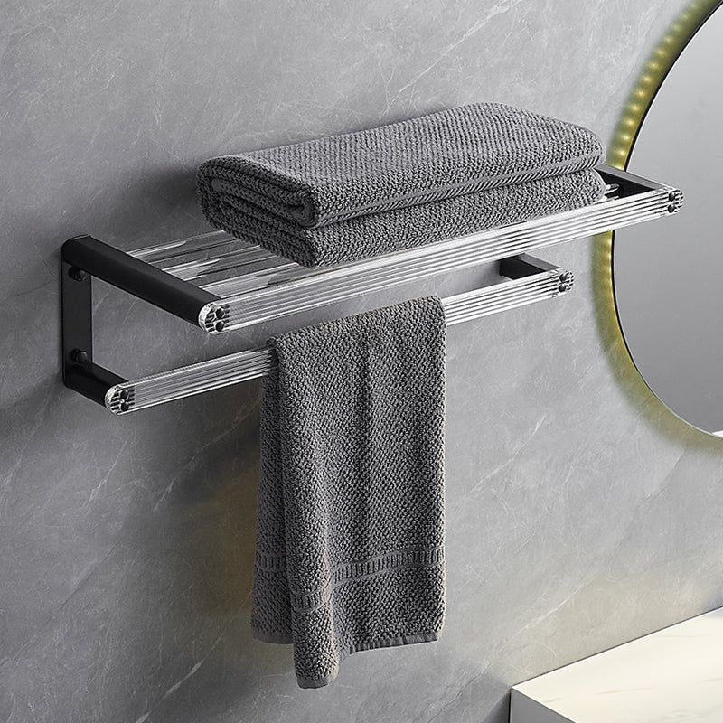 BowLift | Modern bathroom accessory set bath shelf/towel holder & bathrobe hooks included