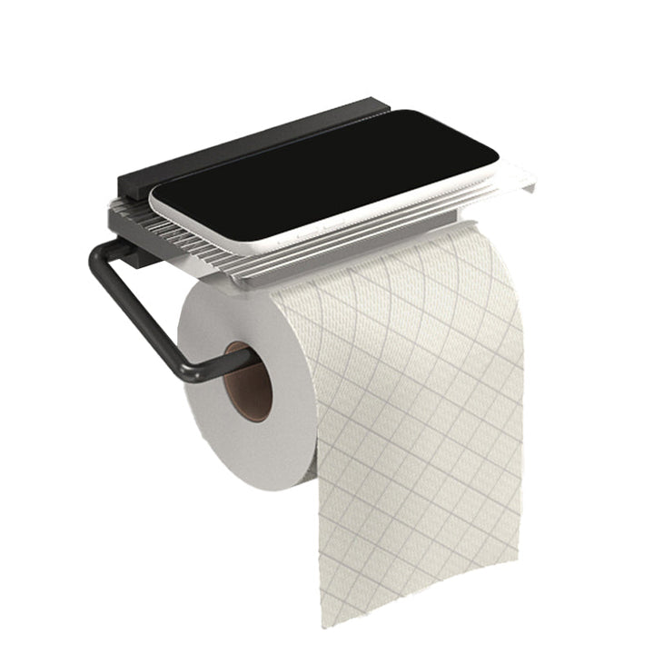 BowLift | Modern bathroom accessory set bath shelf/towel holder & bathrobe hooks included