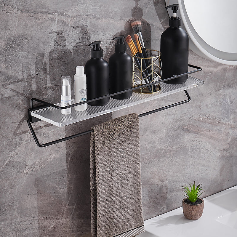 BowLift | Modern bathroom accessory set bath shelf/towel holder & bathrobe hooks included