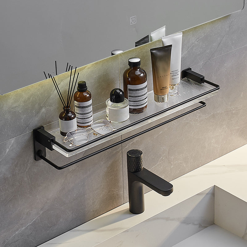 BowLift | Modern bathroom accessory set bath shelf/towel holder & bathrobe hooks included