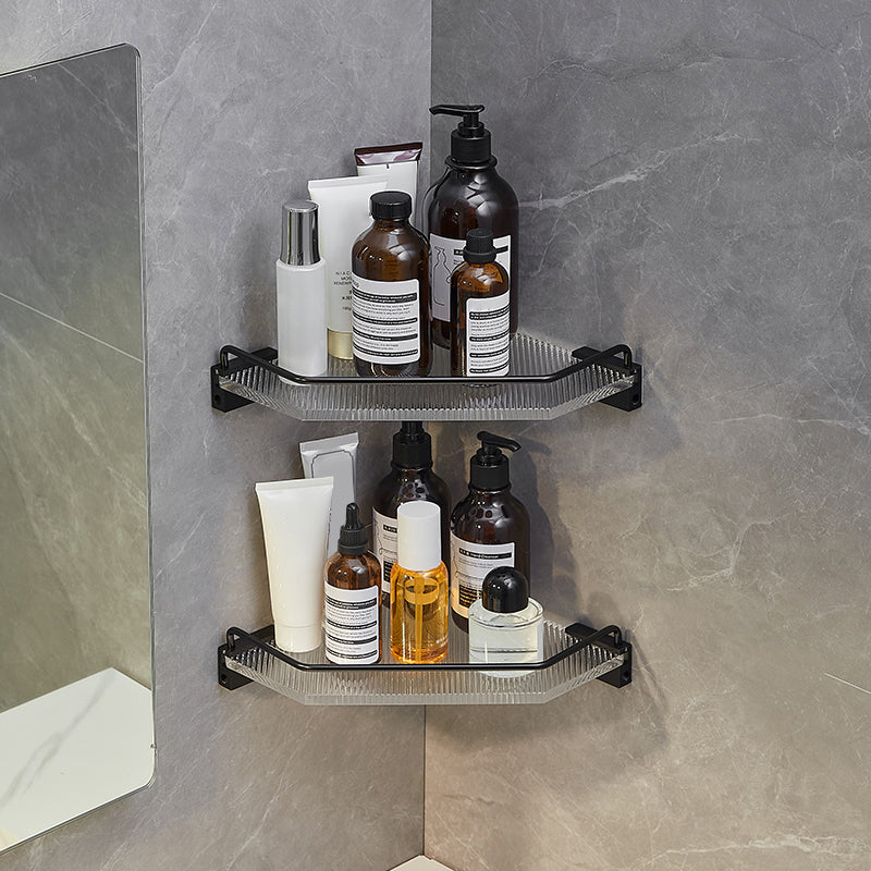 BowLift | Modern bathroom accessory set bath shelf/towel holder & bathrobe hooks included