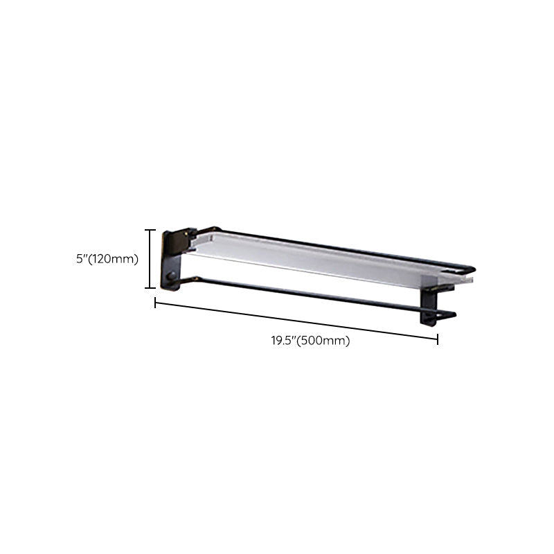 BowLift | Modern bathroom accessory set bath shelf/towel holder & bathrobe hooks included