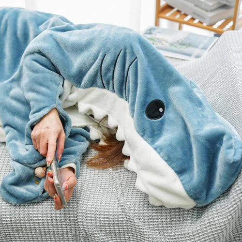 BowLift | Shark Fleece Hooded Blanket