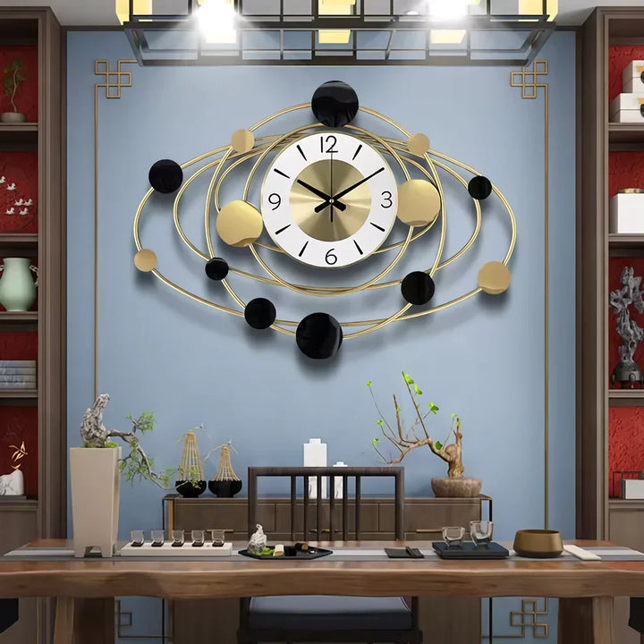 BowLift | Modern Luxury Art Wall Clock for Living Room