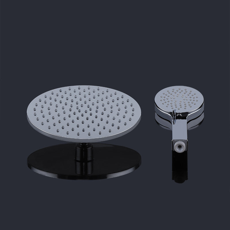 BowLift | Contemporary Rainfall Shower Head Combo Round Single Spray Shower Combo