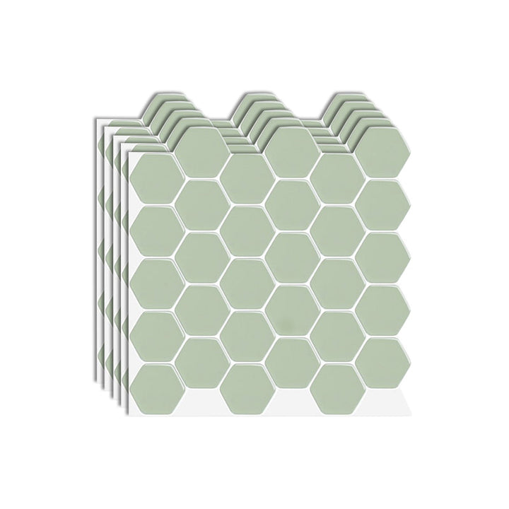 BowLift | Hexagon Wall Tile Fat Resistant Steel and Kitchen Paper Wallpaper