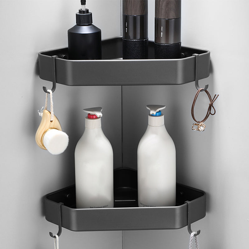 BowLift | Modern Bathroom Fixture Set Towel Bar Gray Bathroom Shelf Bathroom Set