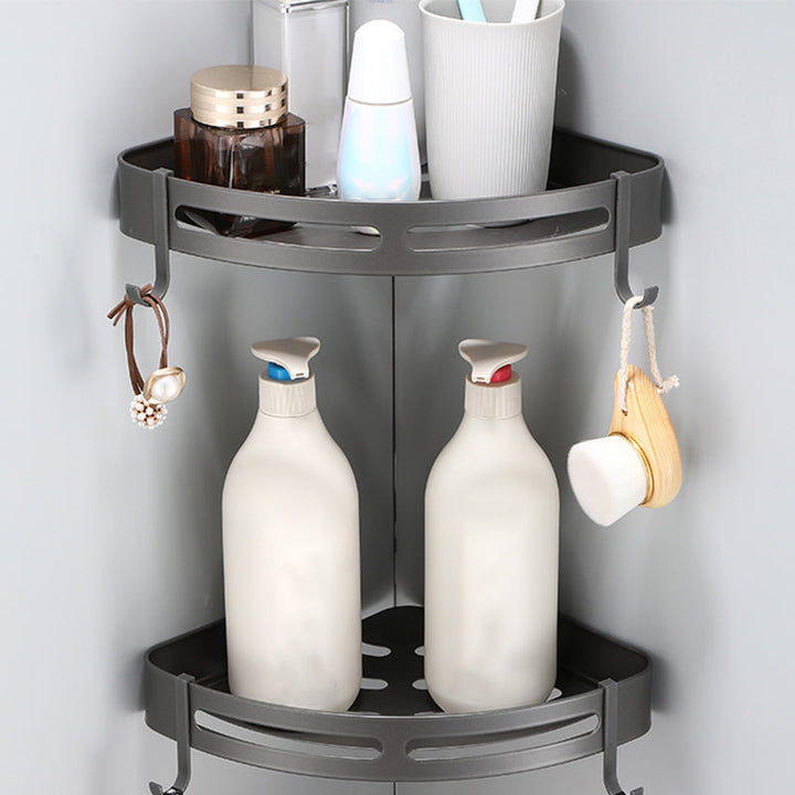 BowLift | Modern Bathroom Fixture Set Towel Bar Gray Bathroom Shelf Bathroom Set