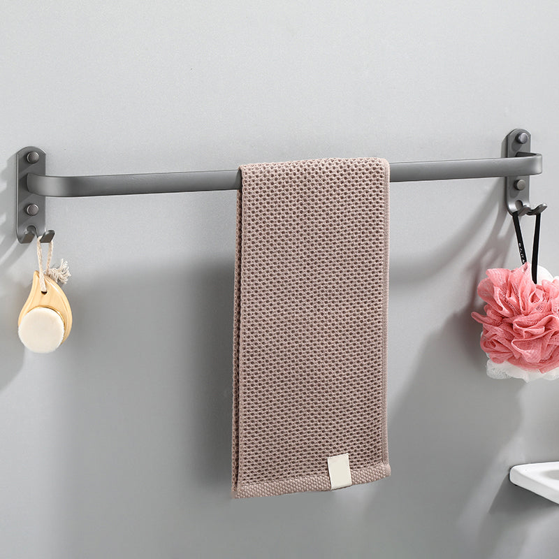 BowLift | Modern Bathroom Fixture Set Towel Bar Gray Bathroom Shelf Bathroom Set