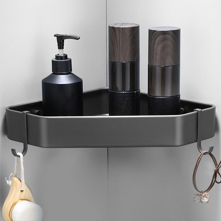 BowLift | Modern Bathroom Fixture Set Towel Bar Gray Bathroom Shelf Bathroom Set