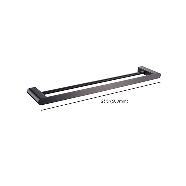 BowLift | Dark gray modern bathroom accessory set stainless steel bathroom accessory set