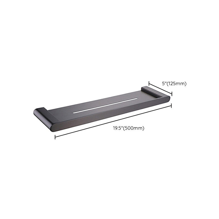 BowLift | Dark gray modern bathroom accessory set stainless steel bathroom accessory set