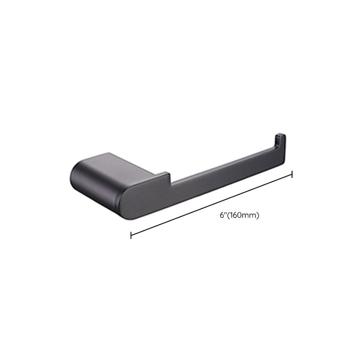BowLift | Dark gray modern bathroom accessory set stainless steel bathroom accessory set