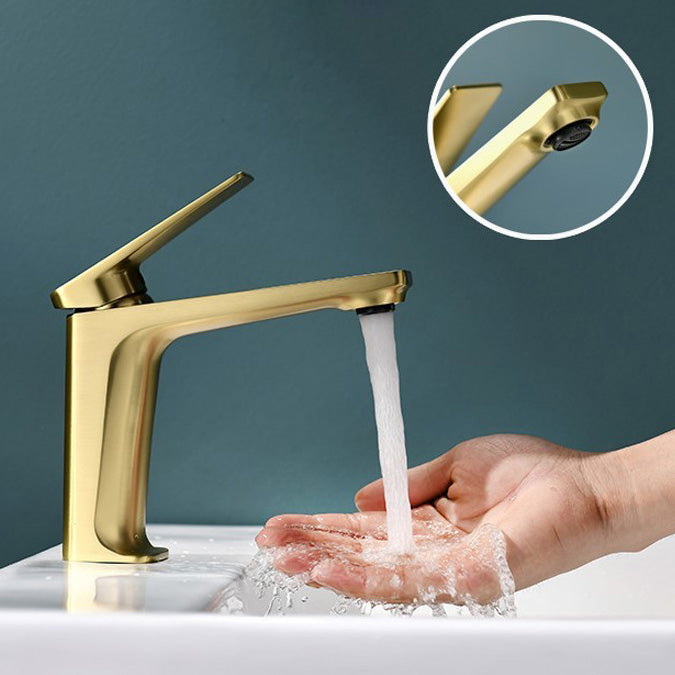 BowLift | Glam Copper Vessel Faucet Lever Handles Low Arc Vessel Faucet for Bathroom
