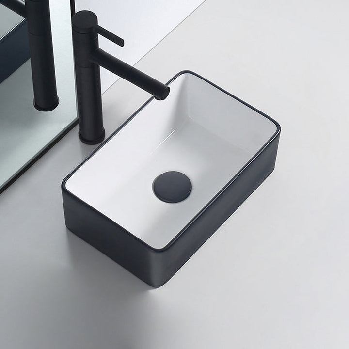 BowLift | Modern porcelain floor washbasin Rectangular washbasin for the bathroom