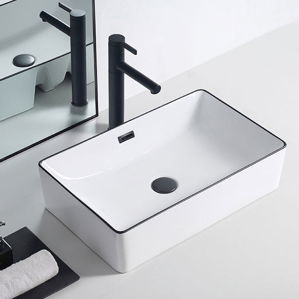 BowLift | Modern porcelain floor washbasin Rectangular washbasin for the bathroom