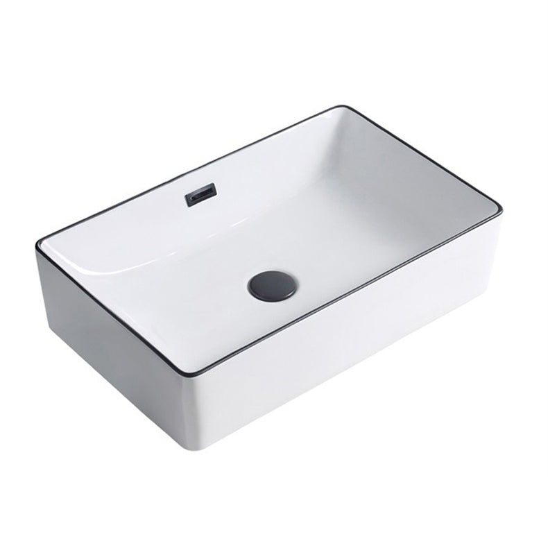BowLift | Modern porcelain floor washbasin Rectangular washbasin for the bathroom
