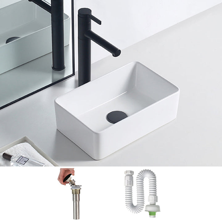 BowLift | Modern porcelain floor washbasin Rectangular washbasin for the bathroom