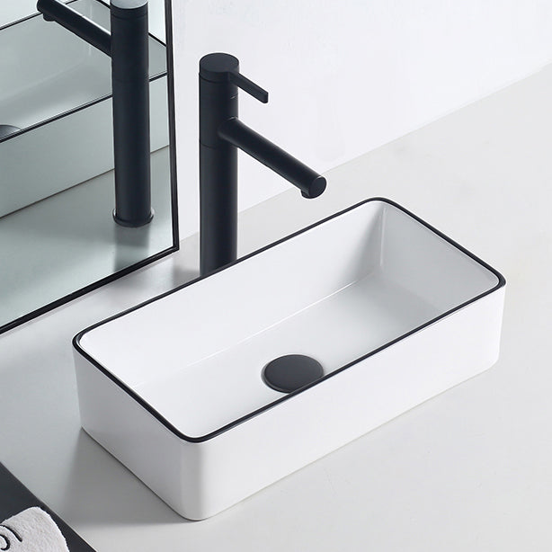 BowLift | Modern porcelain floor washbasin Rectangular washbasin for the bathroom