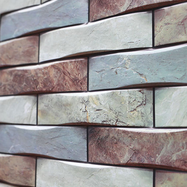 BowLift | Modern PVC Field Tile/Single Tile Rectangular Peel and Stick Wall Tile