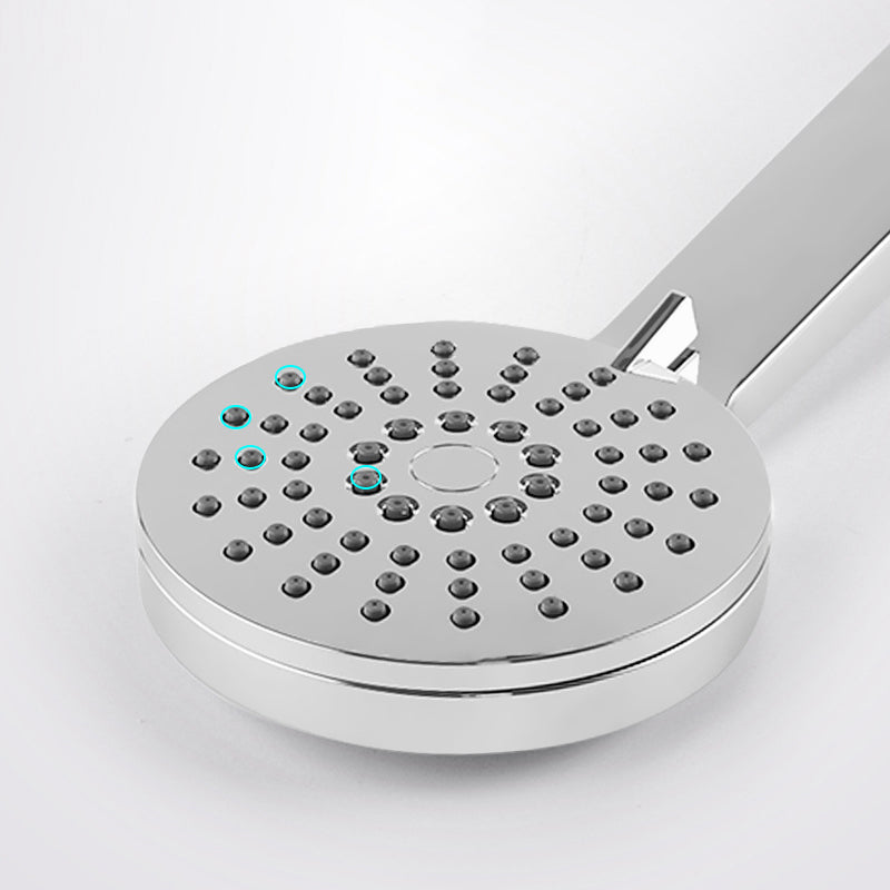 BowLift | Ceiling and wall mounted showerhead combination round chrome spray head