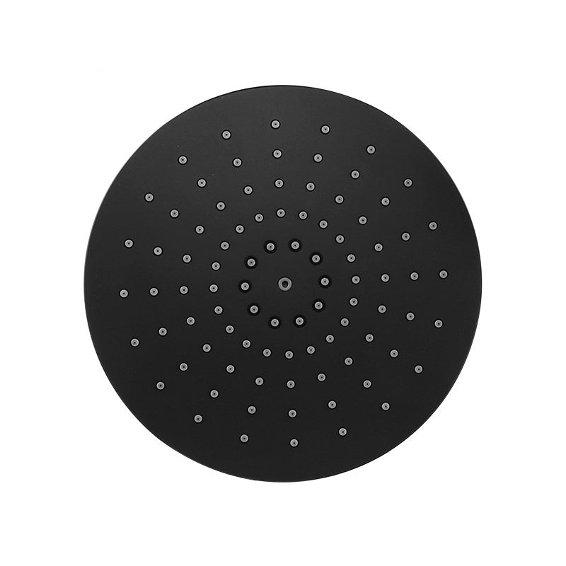 BowLift | Contemporary Black Round Showerhead Combo Rain Shower Hand Shower