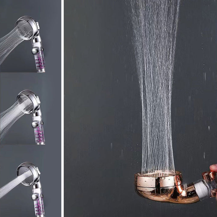 BowLift | 3 Settings Shower Combo Wall Mounted Stainless Steel Hand Shower