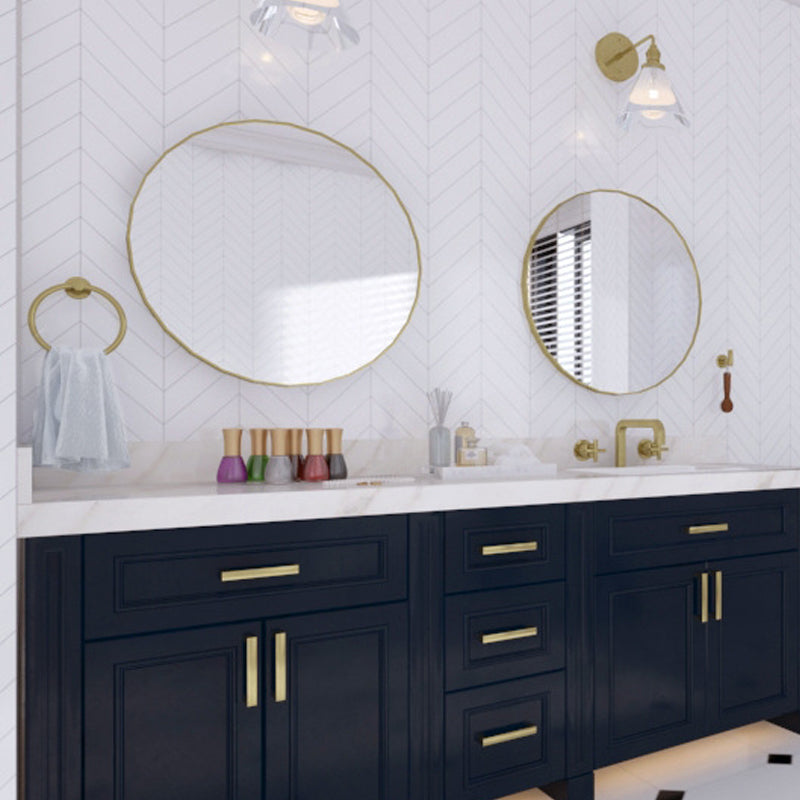 BowLift | Traditional 2-piece bathroom hardware set towel ring/paper holder