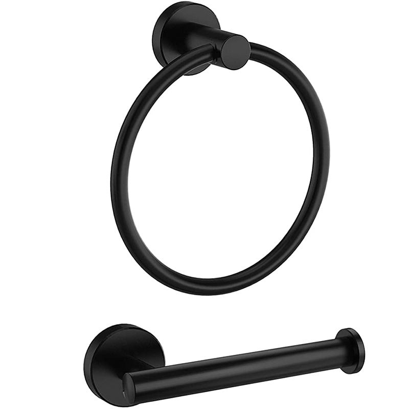 BowLift | Traditional 2-piece bathroom hardware set towel ring/paper holder
