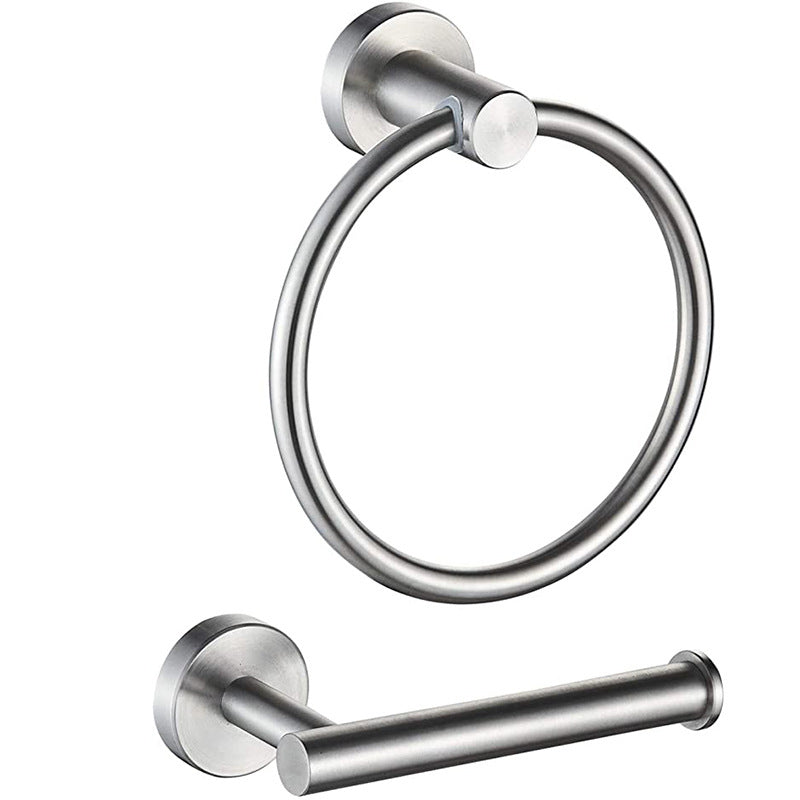 BowLift | Traditional 2-piece bathroom hardware set towel ring/paper holder