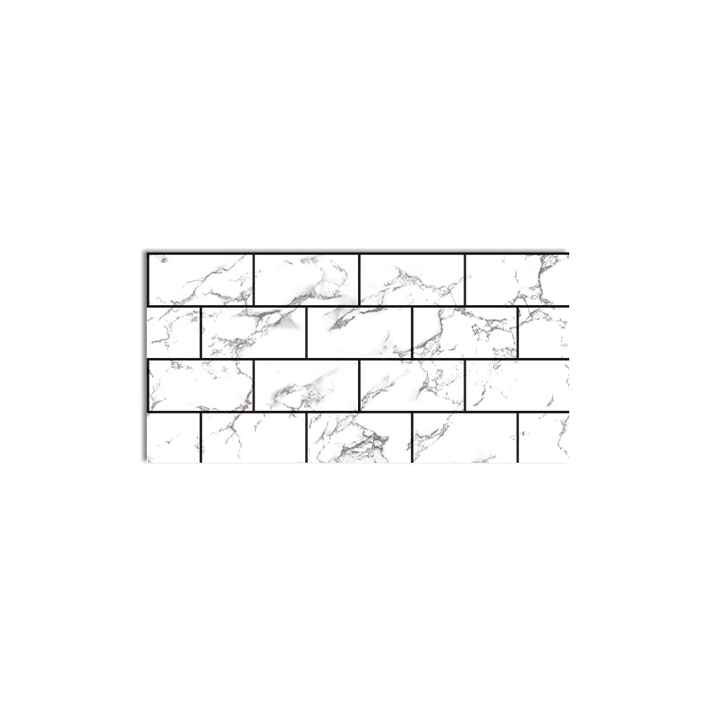 BowLift | Modern Peel and Stick Tile PVC Rectangular 10 Pack Peel & Stick Field Tile for the Kitchen