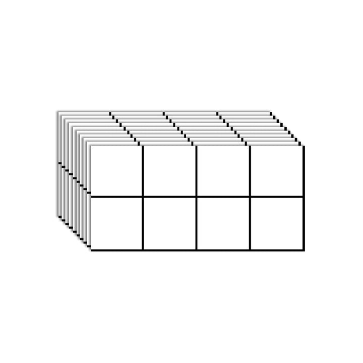 BowLift | Modern Peel and Stick Tile PVC Rectangular 10 Pack Peel & Stick Field Tile for the Kitchen