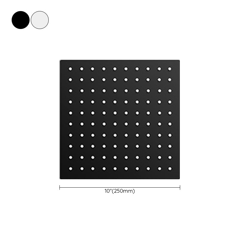 BowLift | Black round fixed shower head Modern design wall-mounted shower head