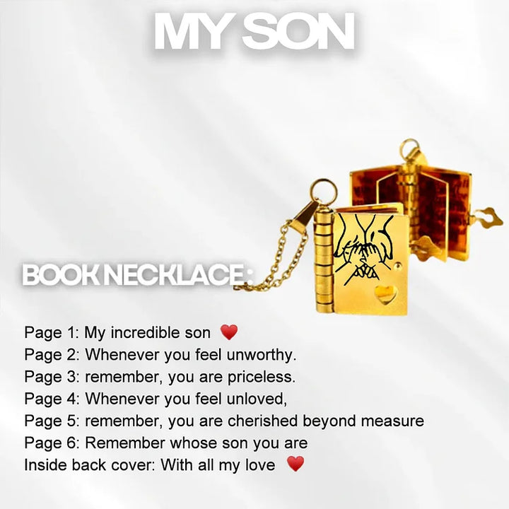 BowLift | Memory Bookhanger Necklace – Symbolic Jewelry with Loving Message