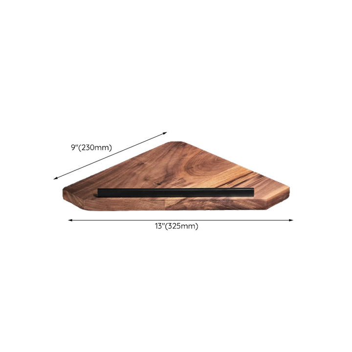 BowLift | Wood & Aluminum Bathroom Set Brown Bathroom Accessory Set