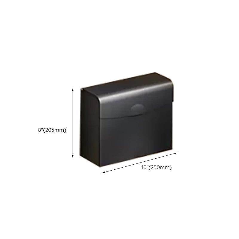 BowLift | Contemporary bathroom accessory set with black finish and bath shelf/towel bar