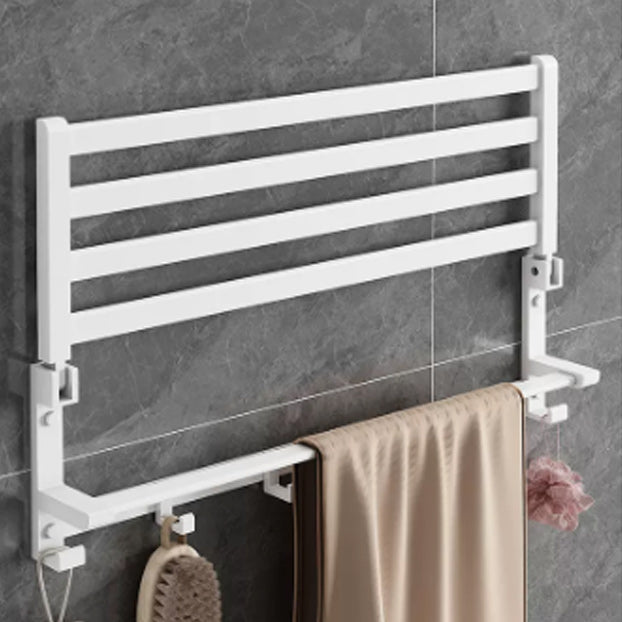 BowLift | Modern White Bathroom Hardware Set Towel Rack Bath Shelf Bathroom Hardware Set