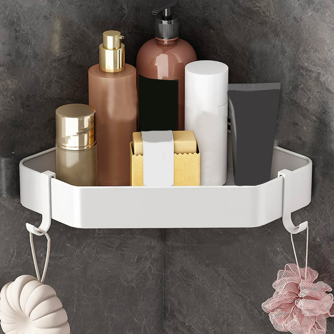 BowLift | Modern White Bathroom Hardware Set Towel Rack Bath Shelf Bathroom Hardware Set