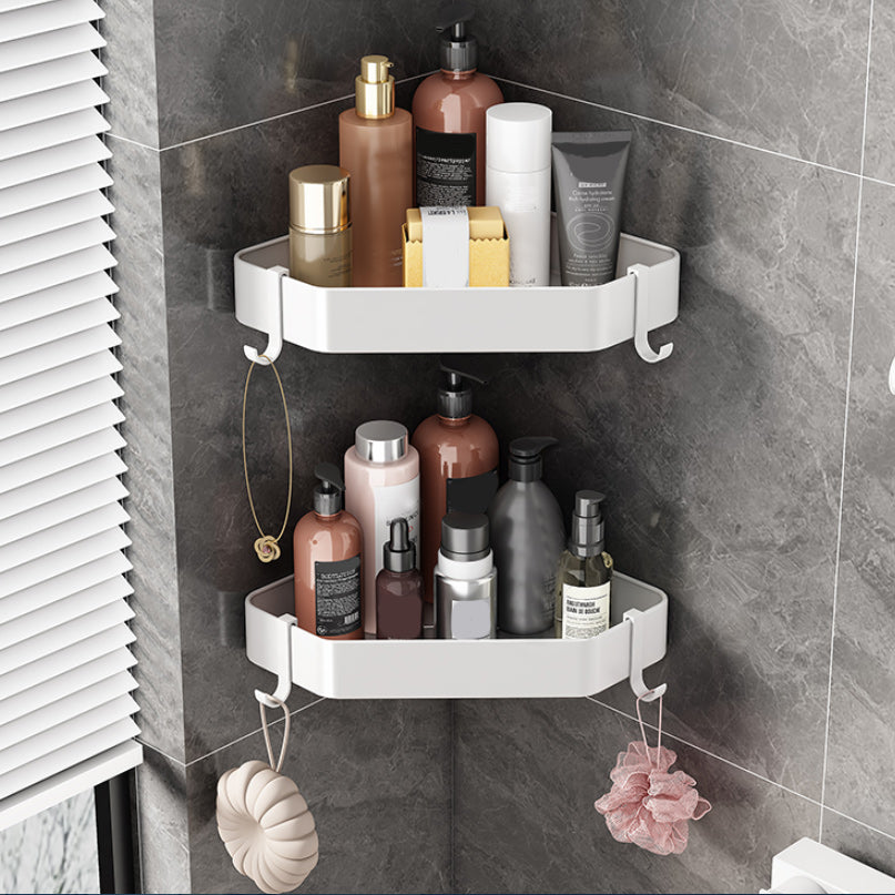 BowLift | Modern White Bathroom Hardware Set Towel Rack Bath Shelf Bathroom Hardware Set