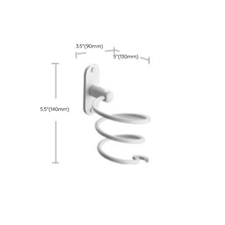 BowLift | Aluminium Bathroom Accessories Set Modern White Bathroom Accessories Set