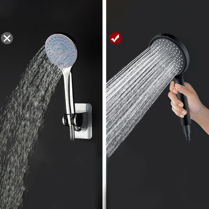 BowLift | Bathroom Shower Head 3-Jet Massage Wall-Mounted Round Shower Head