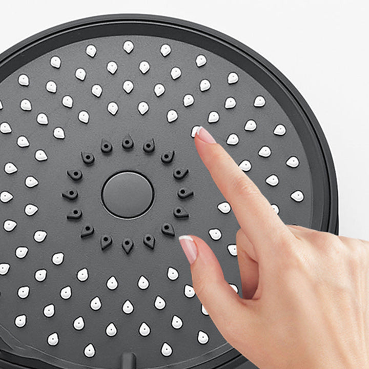 BowLift | Bathroom Shower Head 3-Jet Massage Wall-Mounted Round Shower Head