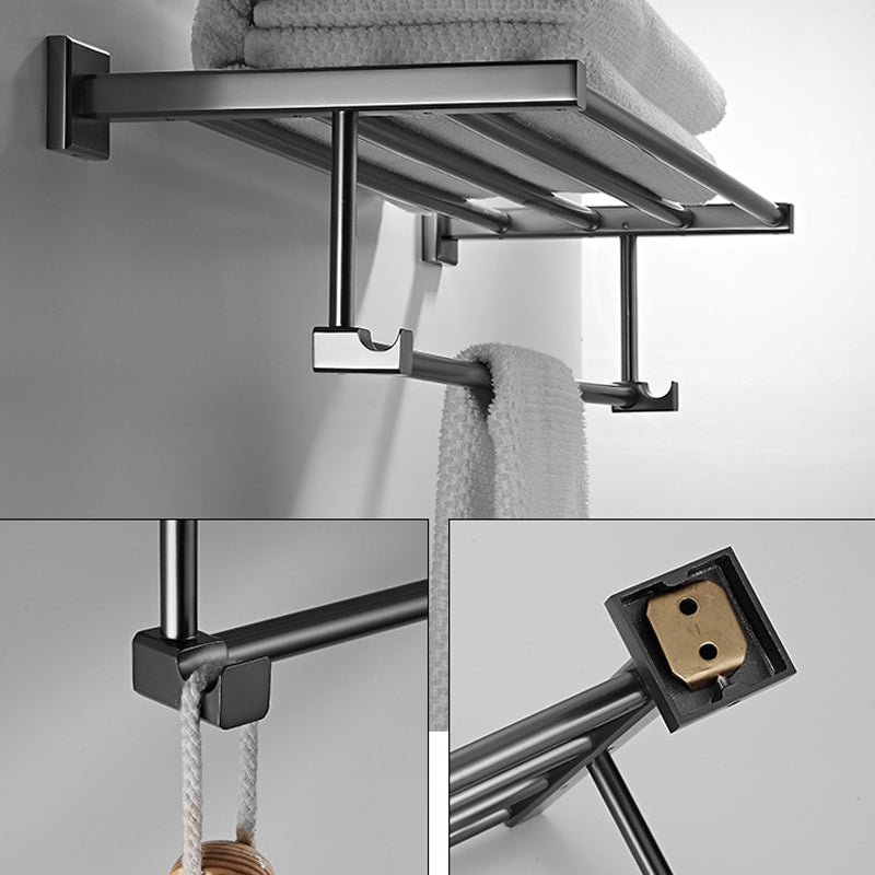 BowLift | Traditional Brass Bathroom Accessory Set Gray Bathroom Accessory Set