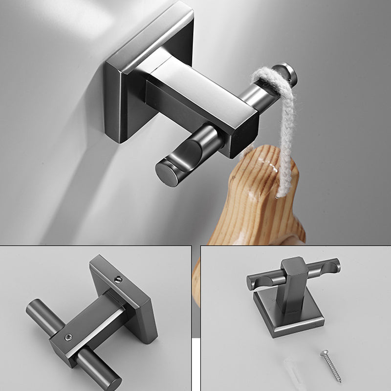 BowLift | Traditional Brass Bathroom Accessory Set Gray Bathroom Accessory Set