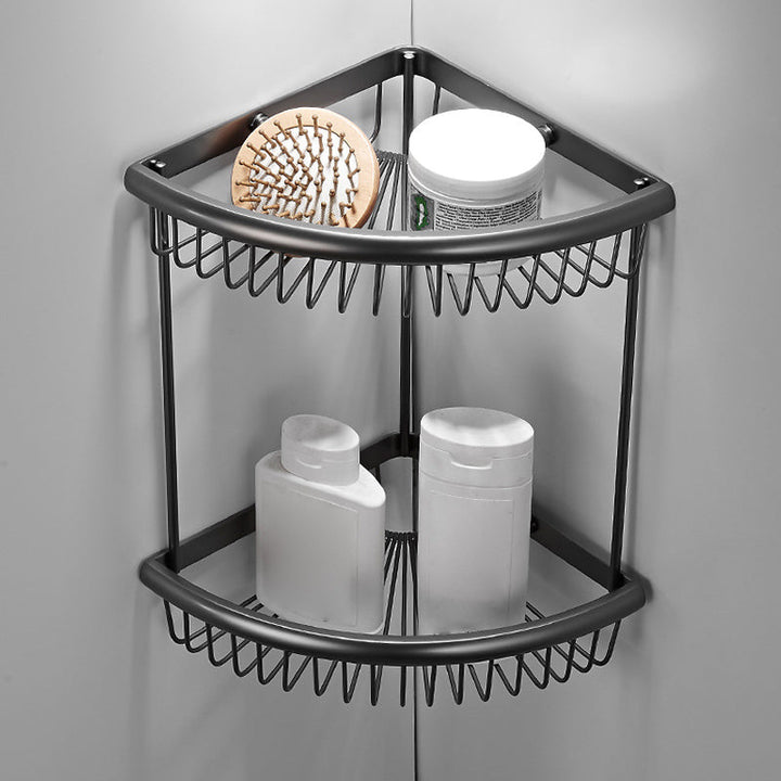 BowLift | Traditional Brass Bathroom Accessory Set Gray Bathroom Accessory Set