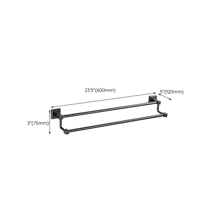 BowLift | Traditional Brass Bathroom Accessory Set Gray Bathroom Accessory Set