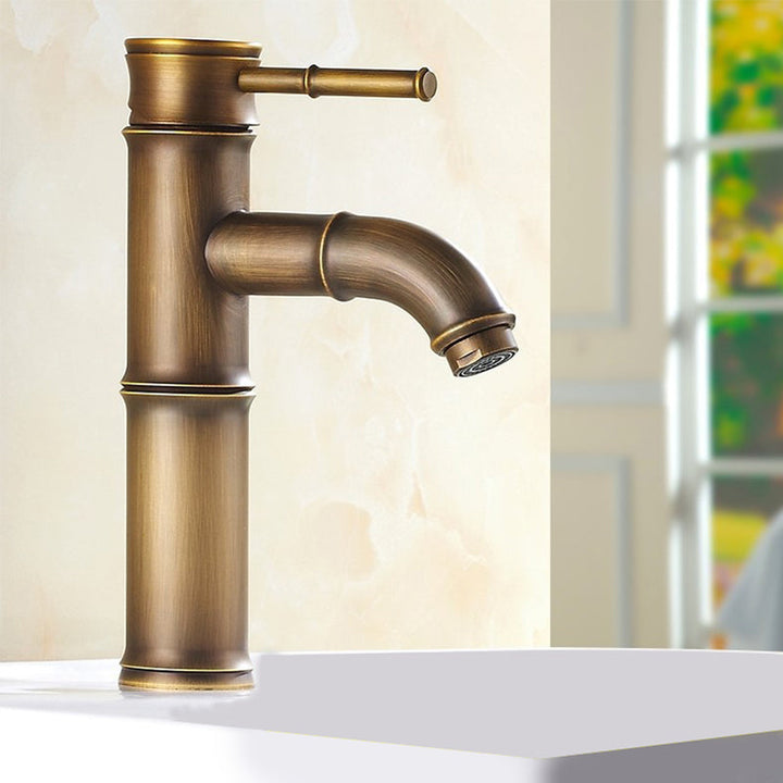 BowLift | A hole water tap country sink bathroom faucet with single lever handle