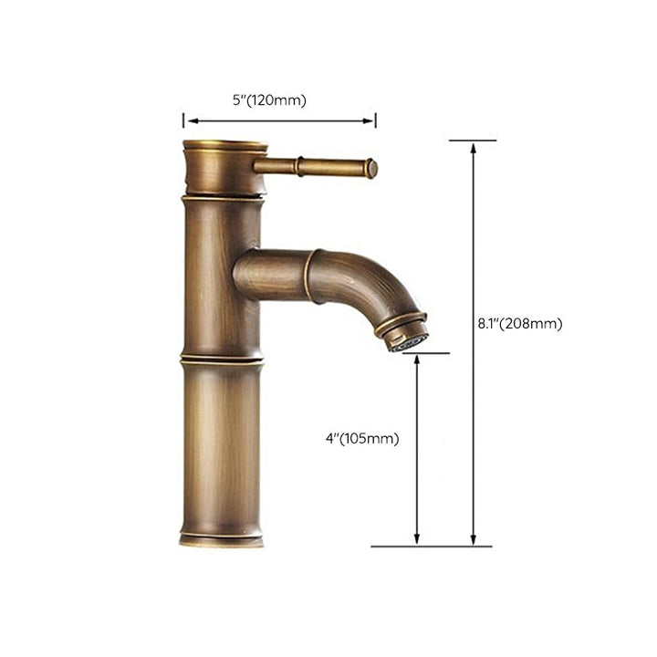 BowLift | A hole water tap country sink bathroom faucet with single lever handle